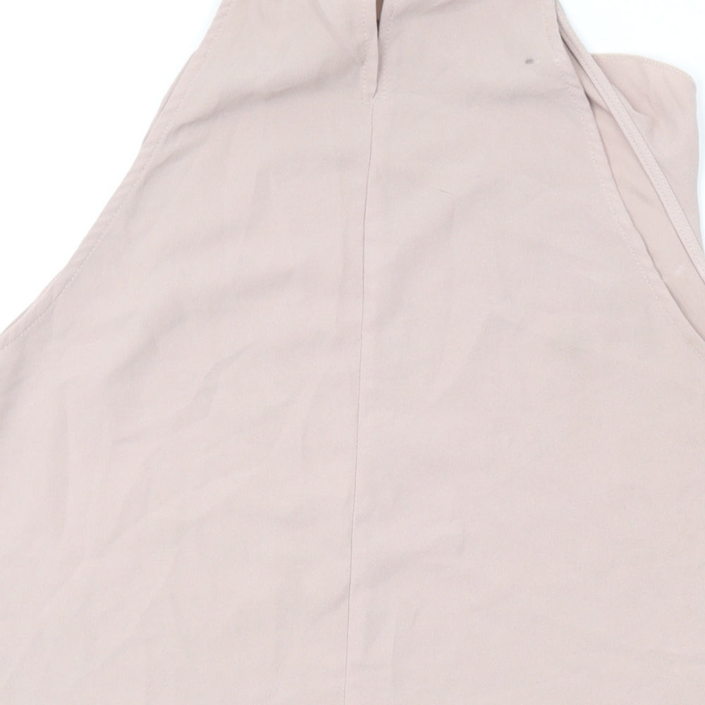 Womens UK Size 16 New Look Pink Basic Blouse