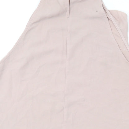 Womens UK Size 16 New Look Pink Basic Blouse