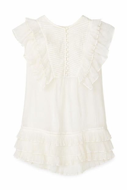 Womens UK Size 10 Definitions Ivory Basic Button-Up