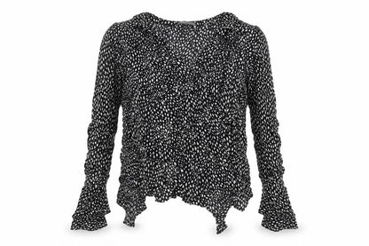 Womens UK Size 10 Oasis Black Basic Blouse