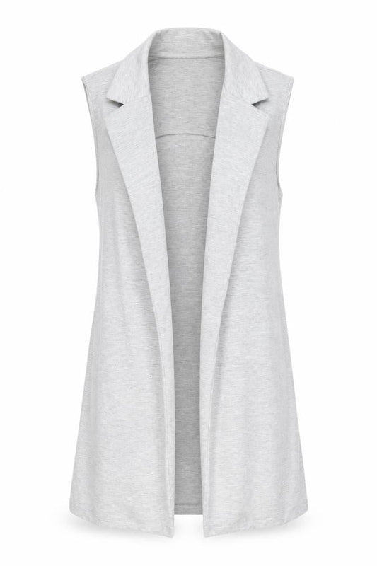 Womens UK Size 10 New Look Grey Gilet
