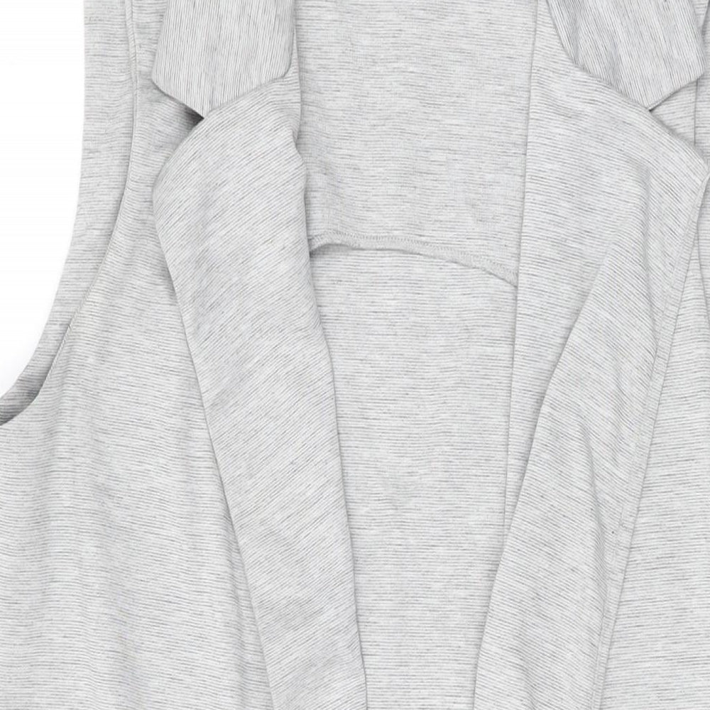 Womens UK Size 10 New Look Grey Gilet