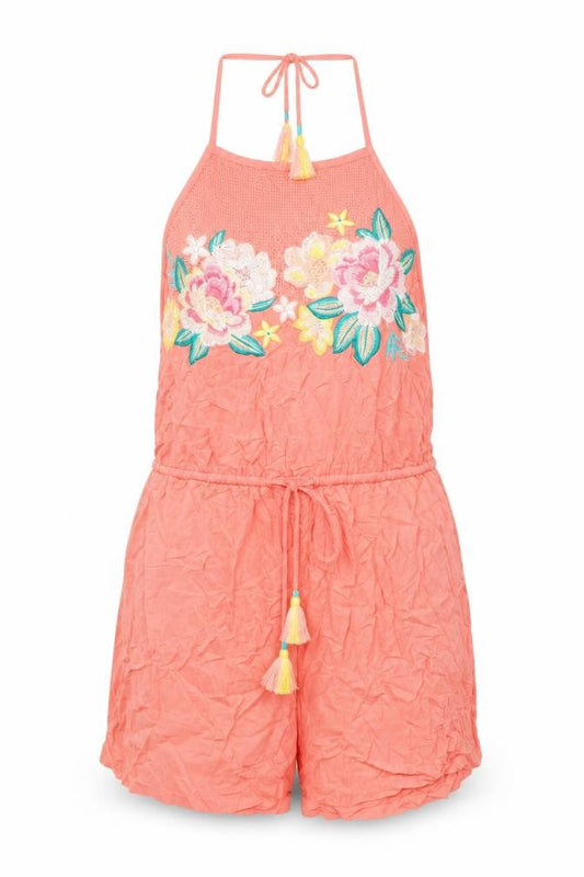 Womens UK Size M Accessorize One-Piece Pink Playsuit