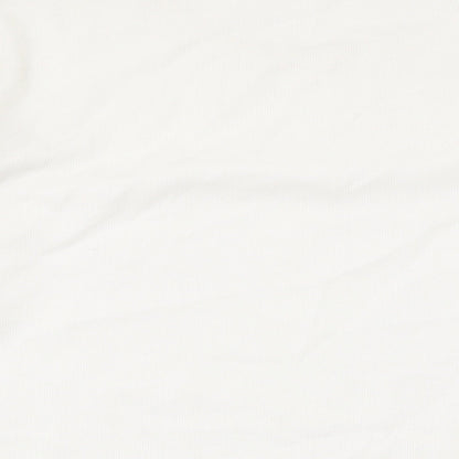 Bonmarché Womens Ivory Polyester Basic Blouse Size M Scoop Neck