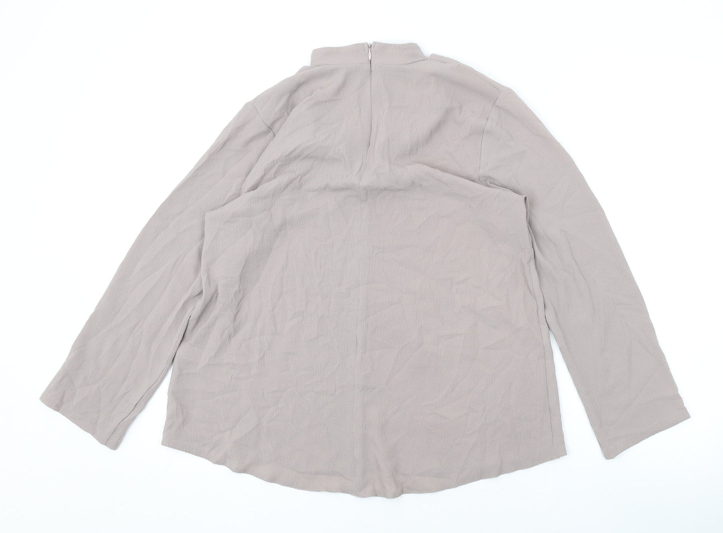 Womens UK Size 12 Select Purple Basic Blouse