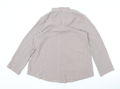 Womens UK Size 12 Select Purple Basic Blouse
