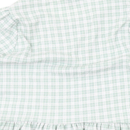 Womens UK Size 10 New Look Green Basic Blouse