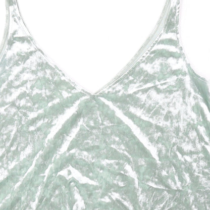 Womens UK Size S H&M Green Camisole Tank