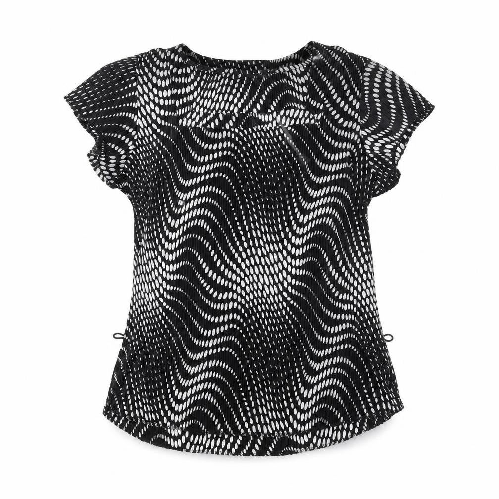Womens UK Size 16 Alexara Black Basic T-Shirt