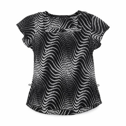 Womens UK Size 16 Alexara Black Basic T-Shirt
