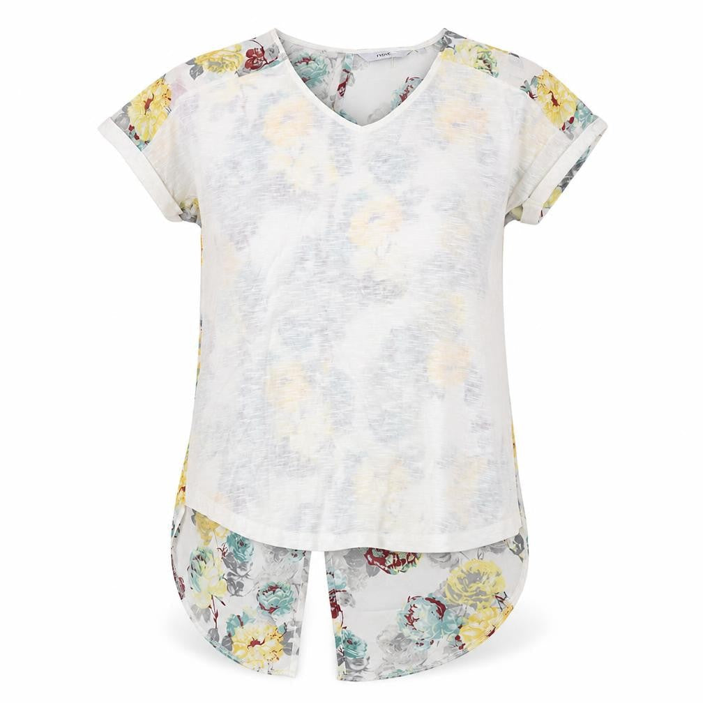 Womens UK Size 8 NEXT White Basic T-Shirt