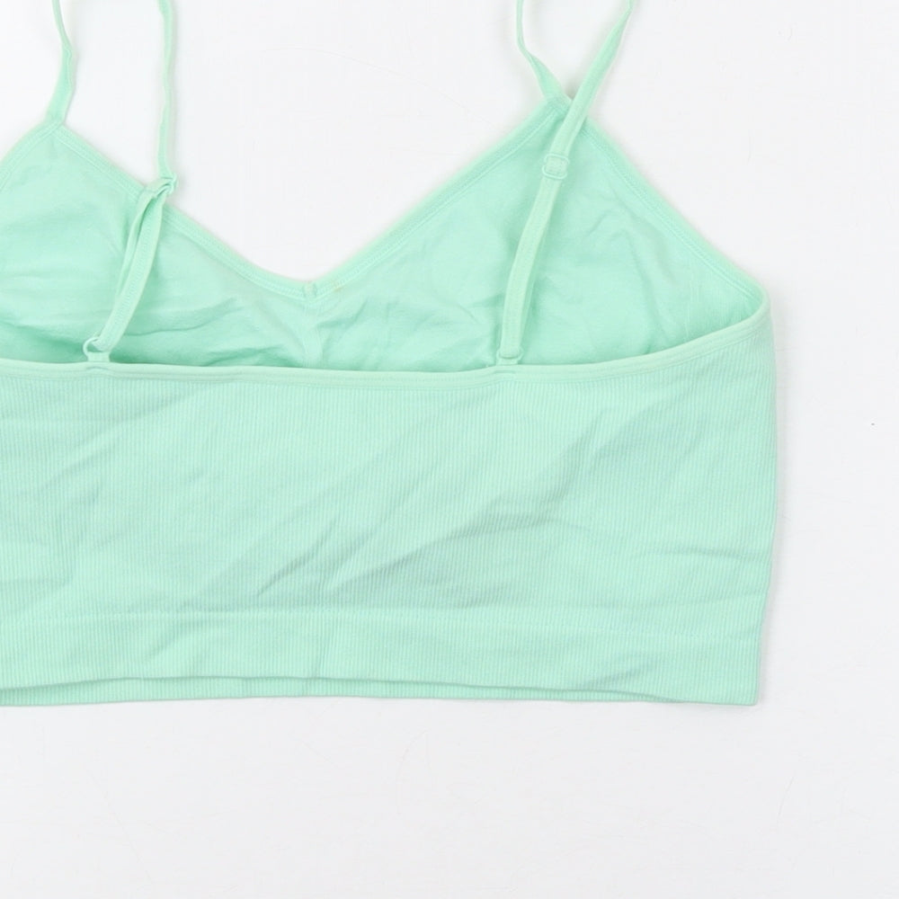 Powerpuff Girls Womens Green Nylon Camisole Tank Size 10 V-Neck