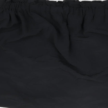 Womens UK Size XS Zara Black Basic Blouse