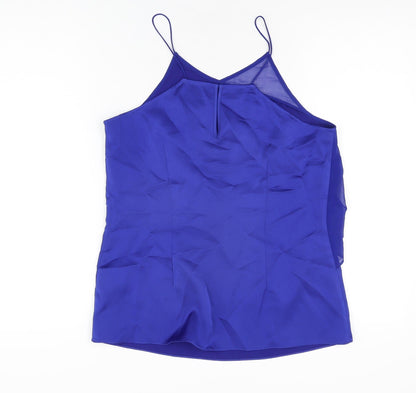 Womens UK Size 10 Coast Blue Camisole T-Shirt