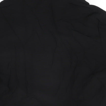 Womens UK Size 16 Lakeland Black Basic Button-Up