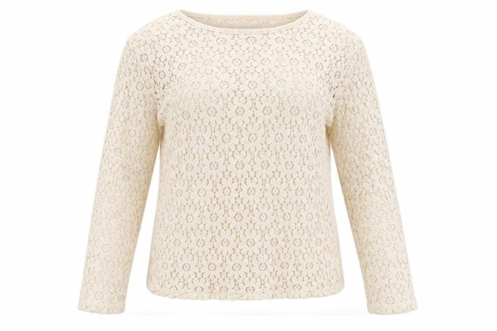 Womens UK Size M Urmoda Ivory Basic T-Shirt