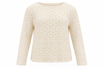 Womens UK Size M Urmoda Ivory Basic T-Shirt