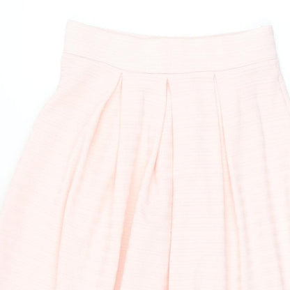 Miss Selfridge Womens Pink Polyester Swing Skirt Size 6