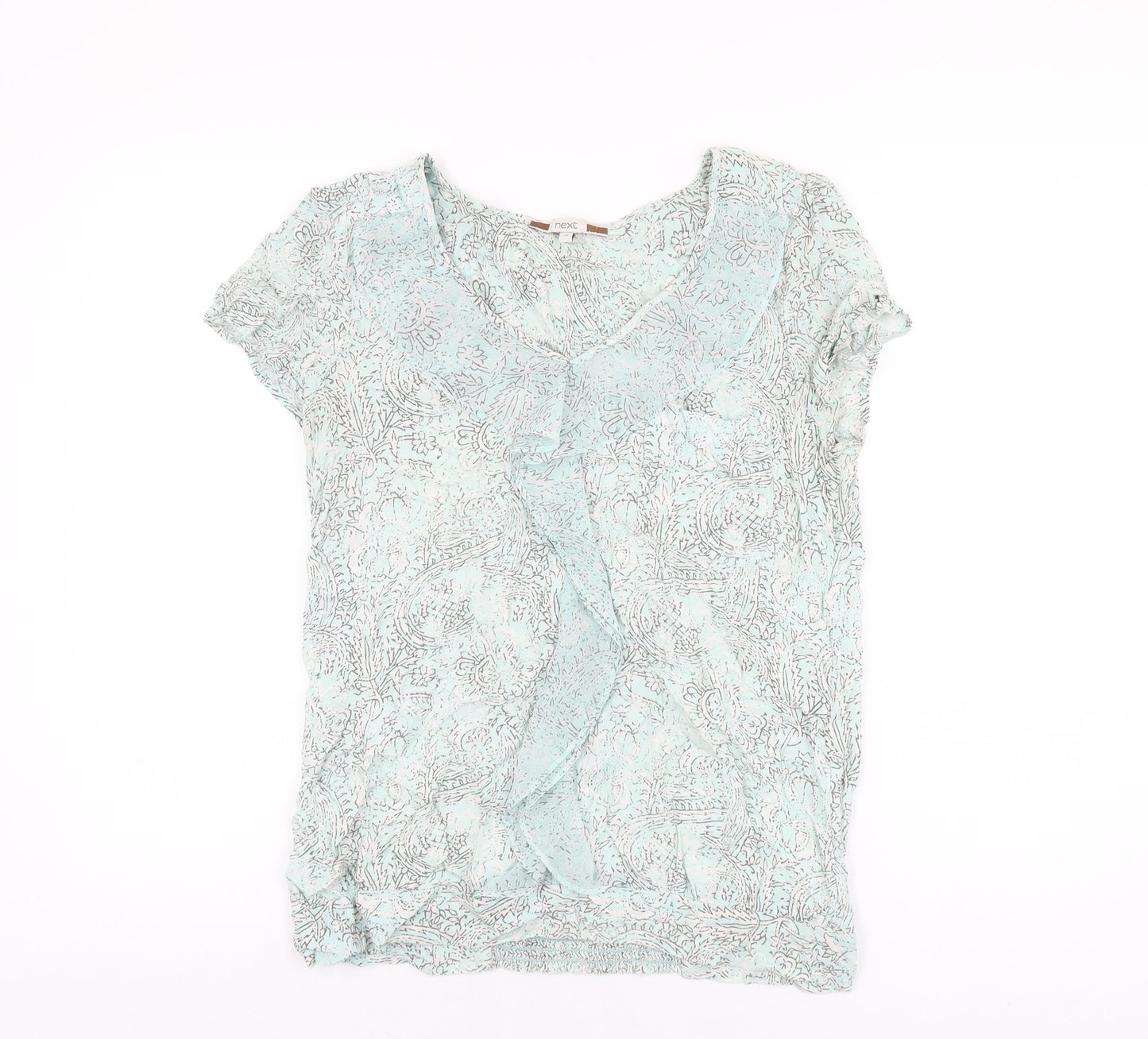 Womens UK Size 12 NEXT Blue Basic T-Shirt