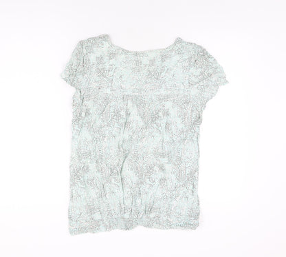 Womens UK Size 12 NEXT Blue Basic T-Shirt