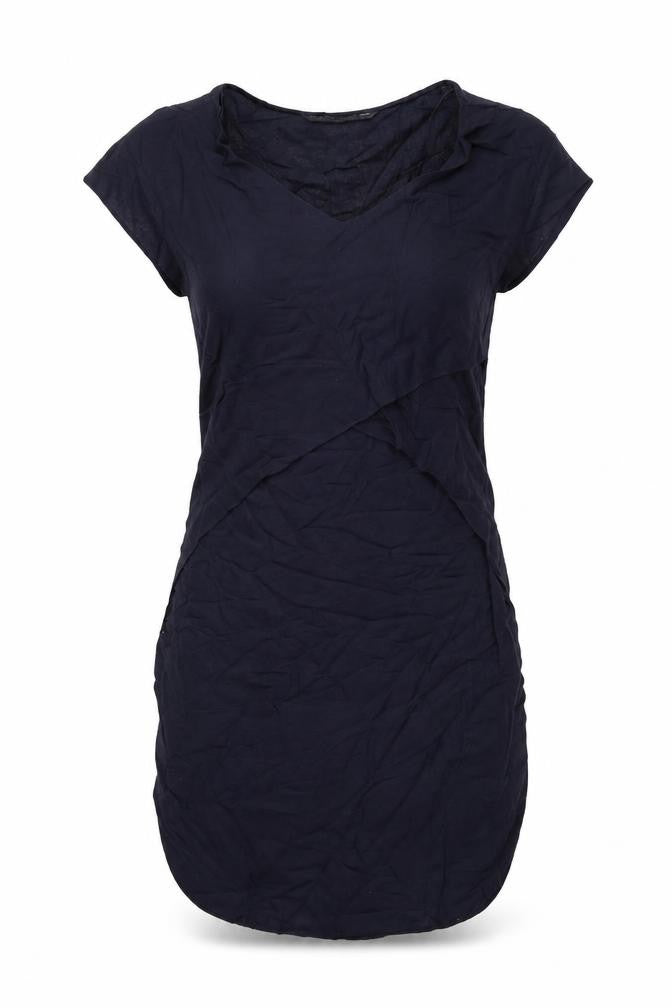 Womens UK Size S Zara Blue Basic T-Shirt