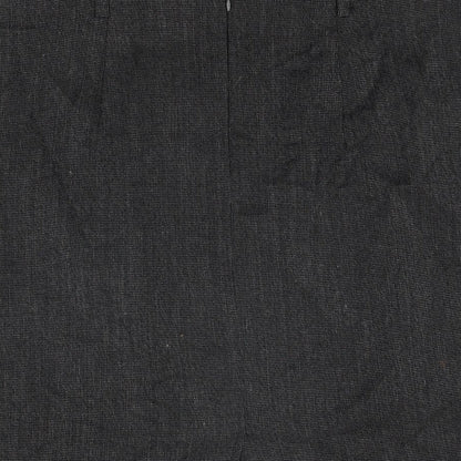 Marks and Spencer Womens Black Polyester Straight & Pencil Skirt Size 12 Zip