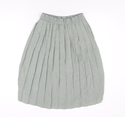 Berkertex Womens Grey Polyester Swing Skirt Size 10