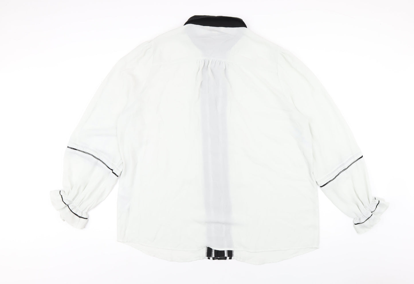 Womens UK Size 20 Love & Roses White Basic Button-Up