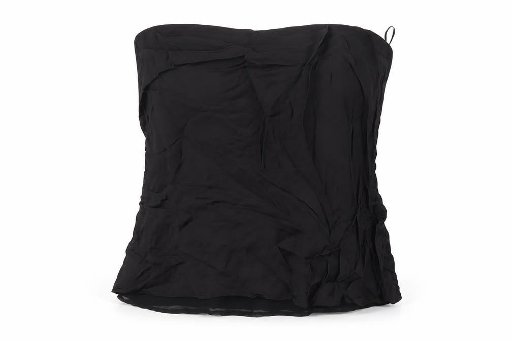 Womens UK Size S Zara Black Basic T-Shirt