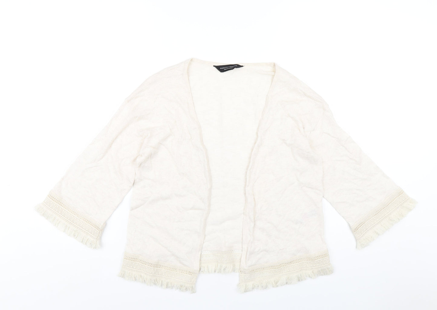 Womens UK Size M Dorothy Perkins Ivory Cardigan Jumper
