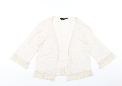 Womens UK Size M Dorothy Perkins Ivory Cardigan Jumper