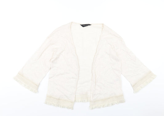 Womens UK Size M Dorothy Perkins Ivory Cardigan Jumper