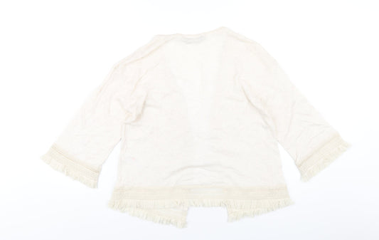 Womens UK Size M Dorothy Perkins Ivory Cardigan Jumper