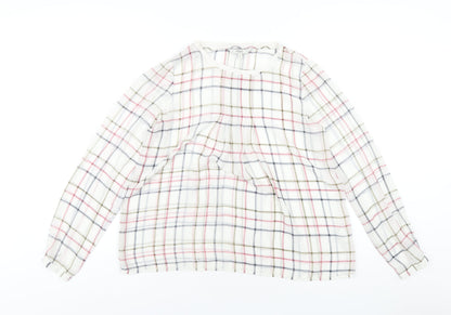 Womens UK Size 6 NEXT Multicoloured Basic Blouse