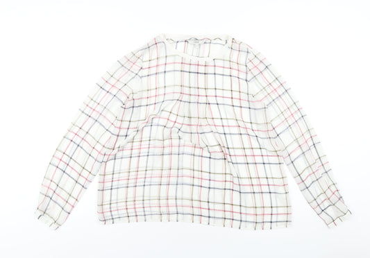 Womens UK Size 6 NEXT Multicoloured Basic Blouse