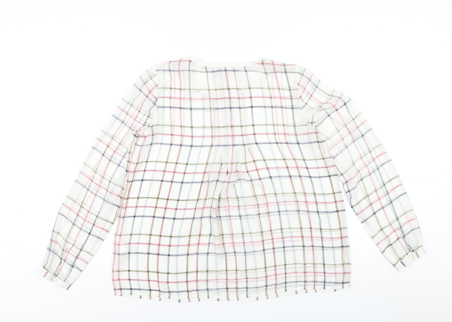 Womens UK Size 6 NEXT Multicoloured Basic Blouse