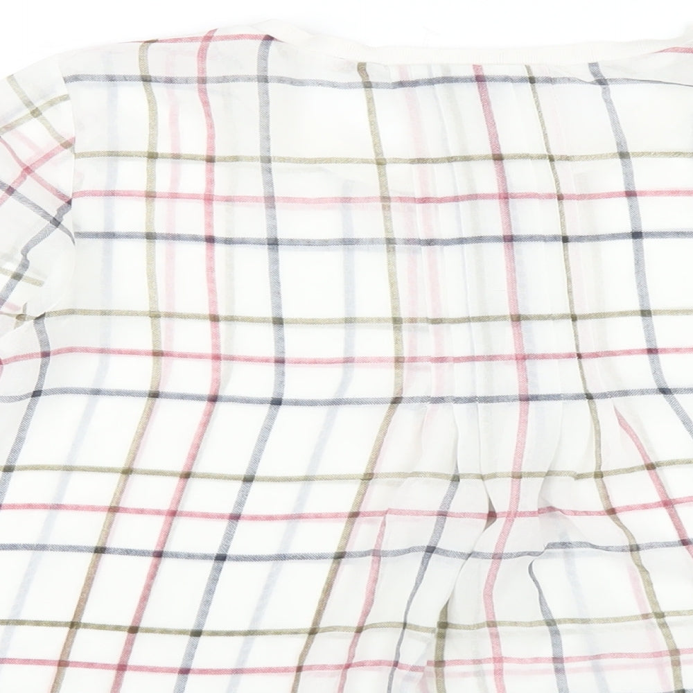 Womens UK Size 6 NEXT Multicoloured Basic Blouse