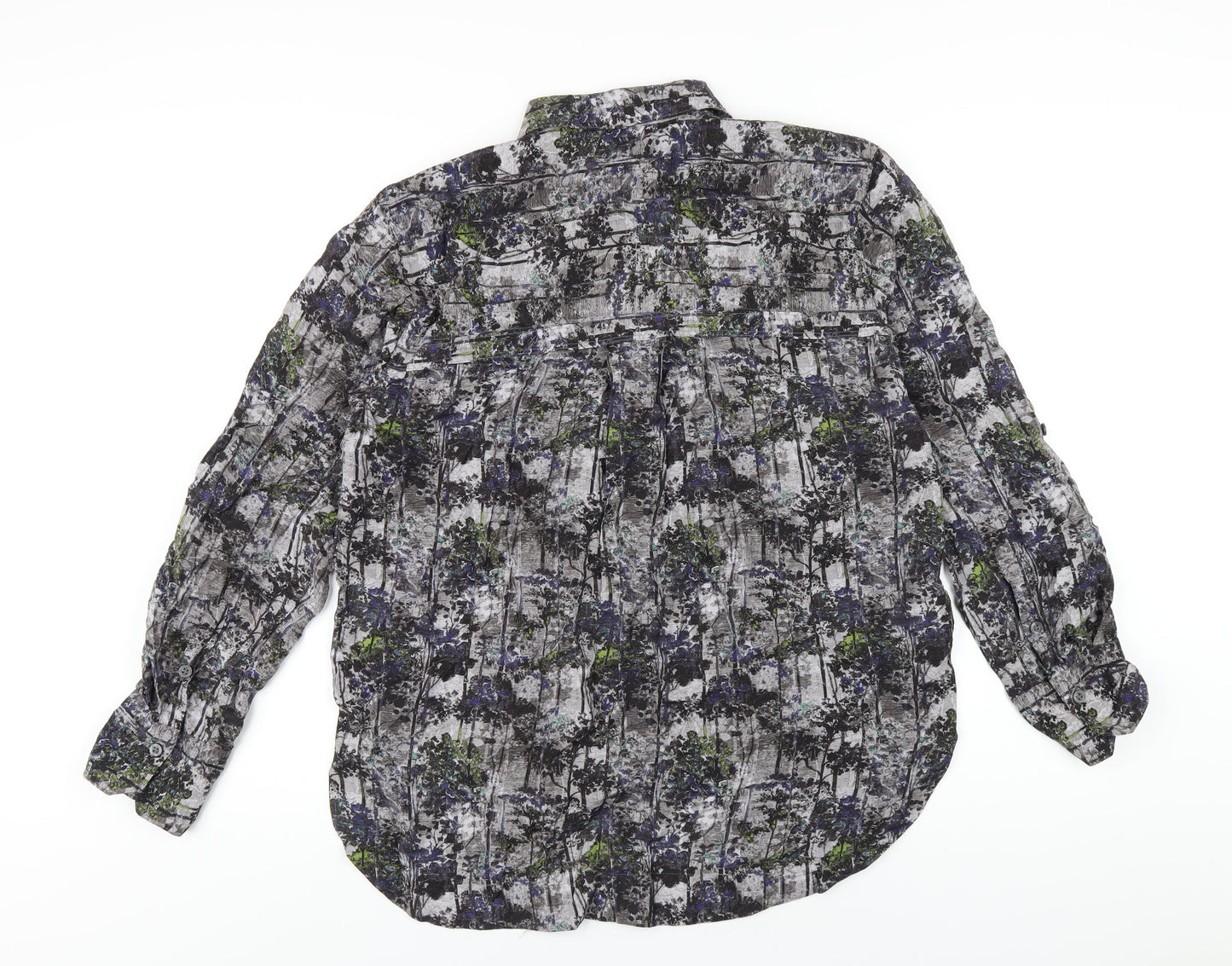 Womens UK Size 12 NEXT Multicoloured Basic Button-Up