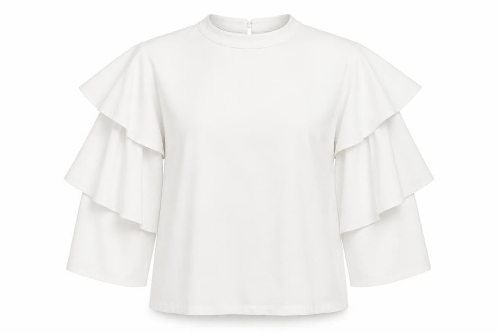 Womens UK Size 10 Boohoo White Basic T-Shirt