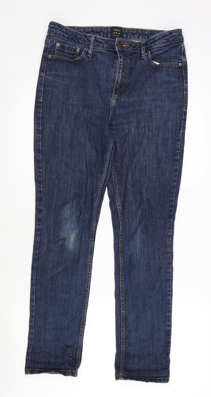 Womens UK Size 12 John Lewis Regular Fit Straight Blue Jeans