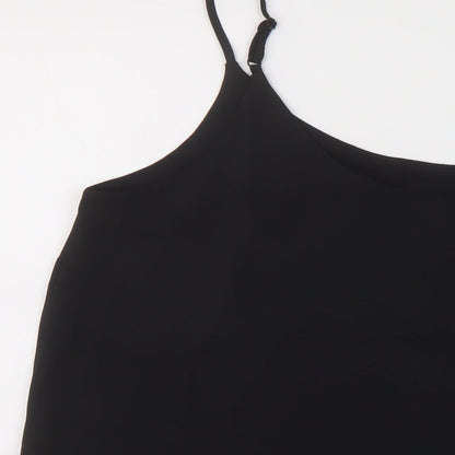 Womens UK Size 14 Dorothy Perkins Black Basic Tank