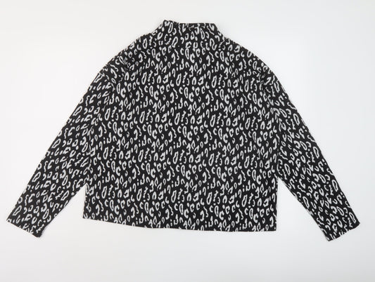 Womens UK Size M New Look Black Pullover Jumper