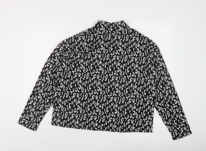 Womens UK Size M New Look Black Pullover Jumper