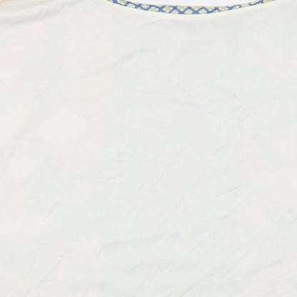 Womens UK Size L Zara Multicoloured Basic T-Shirt