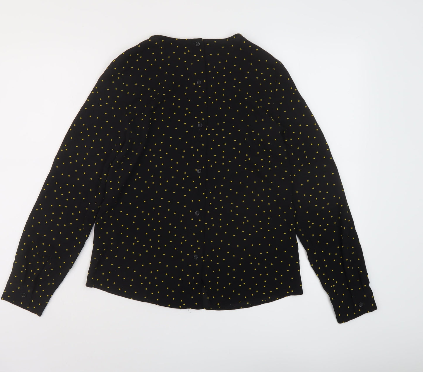 Womens UK Size 14 New Look Black Basic Blouse
