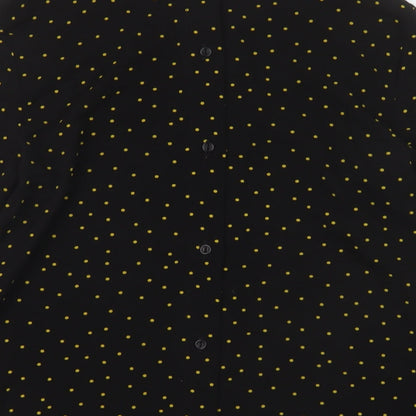 Womens UK Size 14 New Look Black Basic Blouse