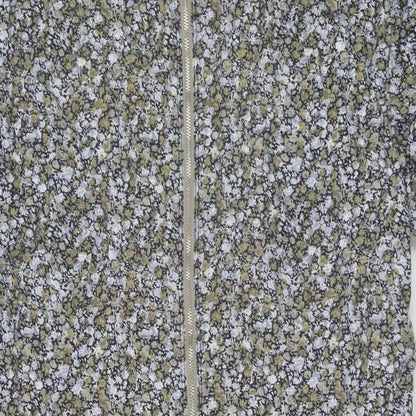 Gap Womens Multicoloured Floral Cotton A-Line Size S Round Neck Zip