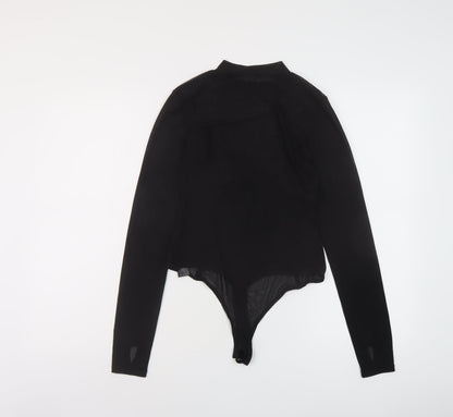 Womens UK Size 8 ASOS One-Piece Black Bodysuit