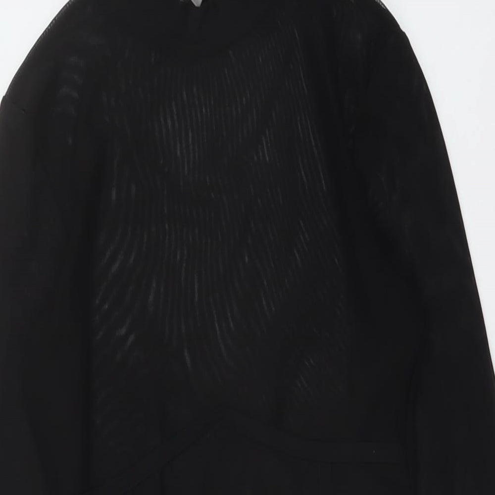 Womens UK Size 8 ASOS One-Piece Black Bodysuit