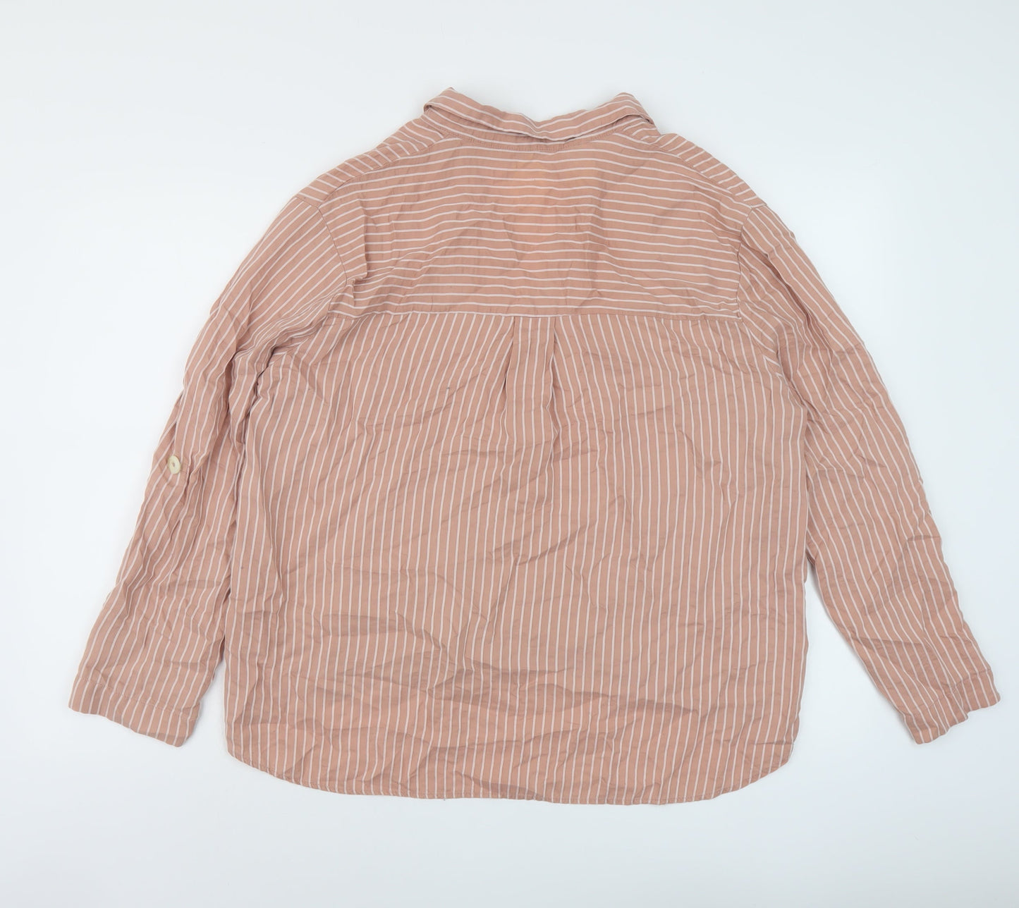 Womens UK Size M Stradivarius Pink Basic Blouse